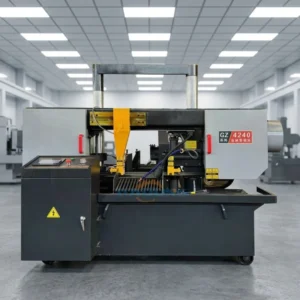 GB4240 Horizontal Double Column Hydraulic Metal Band Saw 400mm Semi-Automatic Cutting Machine for Carbon Steel Stainless Steel