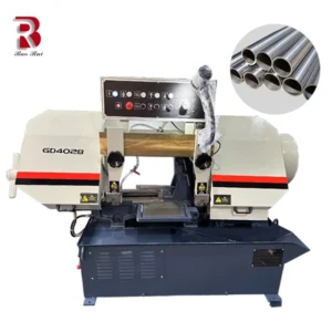 GD 4028NC Bandsaw Steel Pipe Cutting Machine Laser Guide Aluminum Stainless Steel Alloy Pipes New Condition Engine Pump Bearing