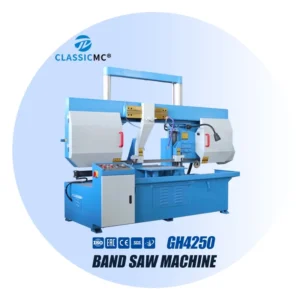 GH4250 Hydraulic Metal Band Sawing Machine Heavy Duty 500mm Round Bar Cutting Saw