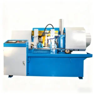 GH4260 Large Metal Double Column Hydraulic Band Saw Machine 600x600mm Cutting Capacity 5.5kw Motor Factory