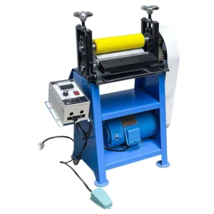 GL F114 Heavy Duty Gluing Coating Machine 0.75KW Pure Copper Motor Silicone Soft Roller for Uniform Glue Coating