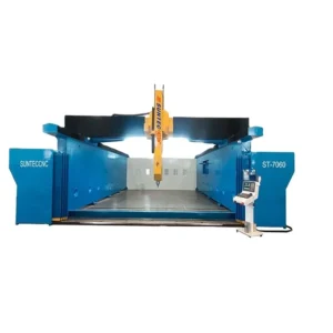 Gantry Type 5 Axis Router Composite Mold Processing 5 Axis Milling Machine Water Cooling Spindle Aluminum Alloy Marine Parts