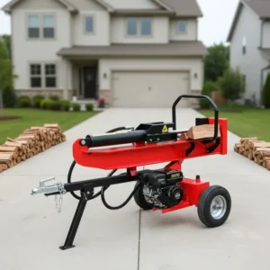 Gasoline Industrial Hydraulic Wood Splitter Wood Cutting Machine Home Garden Wood Processing