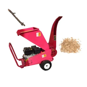 Gasoline Powered Wood Chipper Machine for Small Branch Cutting Forestry Machinery Wood Crusher