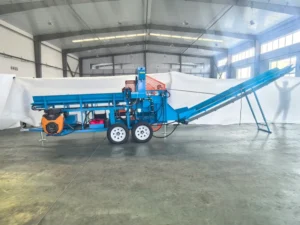 Gasoline Wood Processor 500mm Log Splitter Hydraulic Firewood Wood Log Cutting Machine