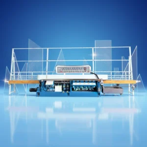 Glasino Glass Straight Line Edging Machine Is Designed for Grinding Straight Line Flat Edging and 45° Arris