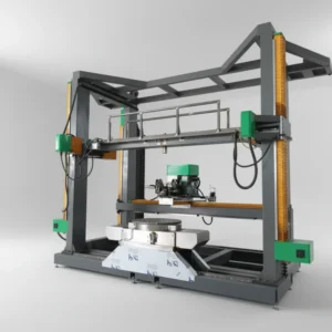 Granite Marble Stone CNC Router 4 Axis Vertical Rotary Engraving Machine 6KW 380V 3D Carving