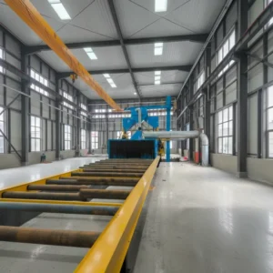 H Beam and Steel Structure Roller Type Shot Blasting Machine Sand Blasting Machine