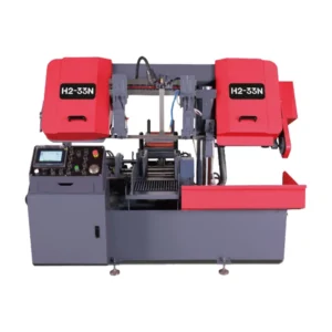 H2-33N CNC Hydraulic Band Sawing Machine Horizontal Full Automatic Metal Cutting Band Saw Machine Middle Descenting Clamp