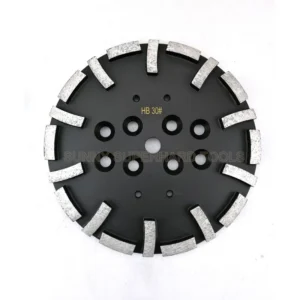 HB30 High Hardness Diamond Concrete Grinding Disc with Trapezoid Segments for Floor Grinder and Concrete Polishing OEM