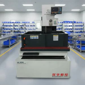 HC640 CNC Wire EDM Machine PLC Motor High Precision Medium Speed XYUV Servo Drive 250mm Thickness DK7745 Engine Gear Bearing