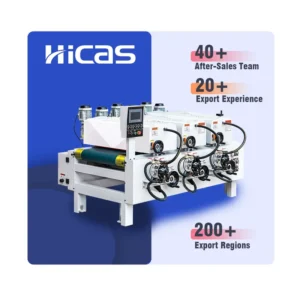 HCGT1300 2R Double Roller UV Coating Machine Hard Chrome Plated PLC for Furniture MDF Panel CE