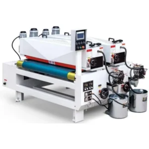 HCGT1300 3R Automatic UV Triple Roller Coating Machine 1300mm 16.6kW for Wood MDF Particleboard Furniture