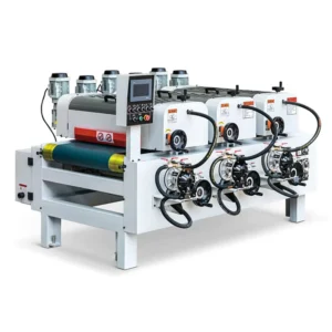 HCGT600 1R Automatic UV Roll Coater 5.75kW 0 20m min Compact For Cabinet Door Wood Panel Coating CE ISO
