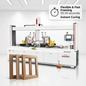 HF 5KW 1800x800mm Wooden Picture Frame Press Assembly Equipment RF Wood Cabinet Door Glue Clamping Machine