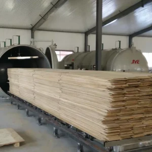 HF Vacuum Wood Veneer Dryer Fast Drying Lumber Radio Frequency Timber Drying Machine Automatic Motor Pump 3CBM CE Certified