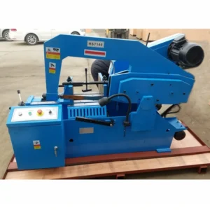 HS7140 Electric Band Saw Machine with Hydraulic Clamping and Mechanical Tension 4.34kw Motor for Cutting Steel