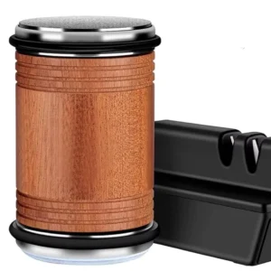 Handheld Diamond & Whetstone Rolling Magnetic Knife Sharpener With Base for Coarse and Fine Sharpening Knife Sharpener