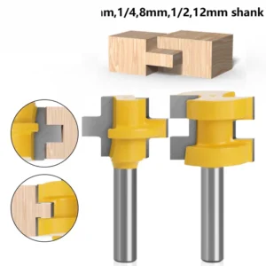 Hard Alloy SquareTooth Mortise Tenon Cutting Machine Floor Carving Woodworking 90 Edge Trimming Machine Wood Pieces Model