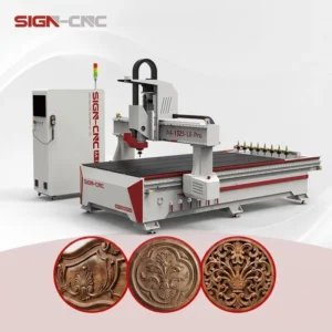 Heavy Duty 1325 1530 2030 2040 3 Axis ATC Vacuum Table with 9KW ATC Spindle CNC Router for 3D Wood Carving Furniture