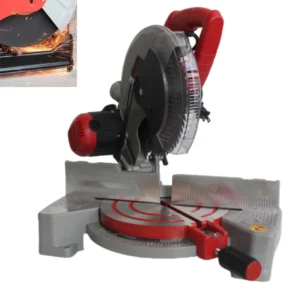 Heavy Duty 1800W Miter Saw with 10 Inch Blade for Precise Wood and Metal Angle Cutting