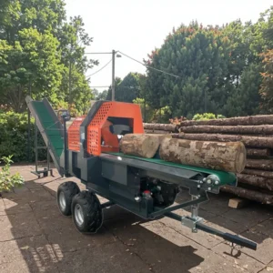 Heavy Duty 30ton Firewood Cutting and Splitting Machine Firewood Processor Hydraulic Wood Log Splitter