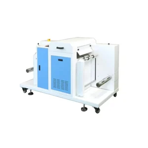 Heavy Duty 350 Roll to Roll Spot UV Varnish Roller Coating Machine for Post press Office Equipment Solutions