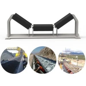 Heavy Duty Conveyor Idler Roller Labyrinth Seal Heat Fire Resistant for Sand Quarry