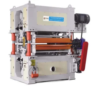 Heavy Duty Double-Sided Wood Base Board Sanding Machine 180KW Power High Stability 10000kg Weight