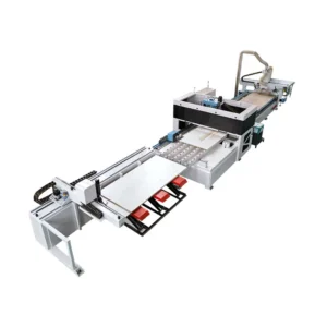 Heavy Duty Fully Automatic Furniture Making Cutting Drilling Wood CNC Router Machine for Panel Production Line
