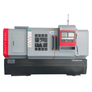 Heavy Duty Horizontal CK6150B CNC Turning Center Single Spindle 3 Stage Speed 4 Station Electric Turret for Metal Fabrication