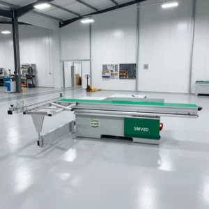 Heavy Duty Precision Sliding Table Saw with 220V Motor 90 Degree 45 Degree Bevels Horizontal Style