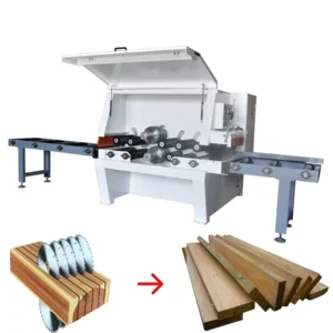 Heavy Duty Square Wood Multi Rip Saw Industrial Square Log Multi Blade Sawmill
