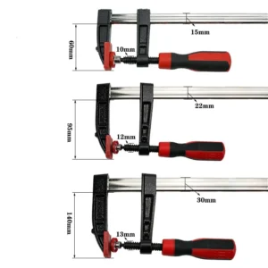 Heavy Duty Steel Bar Clamps Quick Release for DIY Assembly and Woodworking Panel Fixing