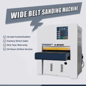 Heavy Duty Timber Wood Surface Polish Sander for Primer Door Solid Wood MDF Wide Belt Sanding Machine
