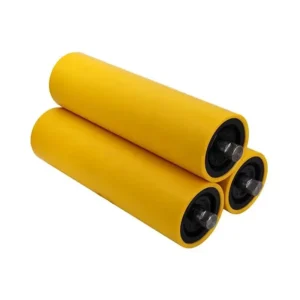 Heavy Duty Wear Resistant UHMWPE Polymer Conveyor Roller Anti corrosive Plastic HDPE Belt Conveyor Idler Roller for Mining