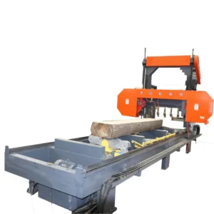 Heavy Horizontal Bandsaw Mill Log Wood Band Saw Wood Cutting Machine With Hydraulic System