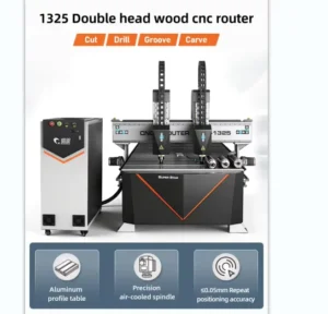 Heavy Wood CNC Engraving Machine With Rotating Axis For 2D And 3D Granite Marble Gravestone Counter Carving
