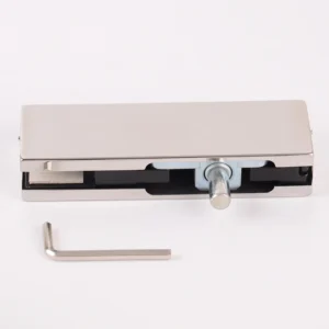 Heavy duty door clamp frameless glass patch fitting