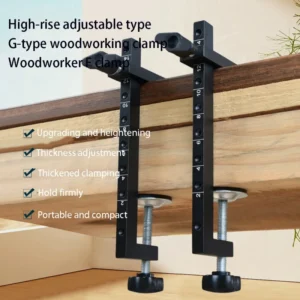 Heightened Upgrade Woodworking F Clamp G Type Adjustable Bar Clamp With Scale Heavy Duty Carpentry Assembly Fixing Tool