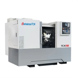 High Accuracy TCK50 Heavy Duty CNC Lathe Machine Alloy Wheel Repair Turning Center with 220V Voltage