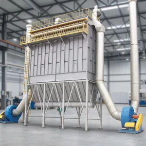 High Air Volume Large Scale Industrial Baghouse Dust Collector Centralized Pulse Jet Dust Collection System for Cement Plant