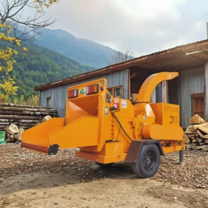 High Capacity Large Capacity Wood Chips Crusher Farm Hammer Mill Heavy Duty Mobile Wood Crusher Machine for Sawdust
