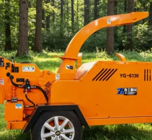 High Capacity Large Wood Chipper Shredder Wood Crusher Multi Functional 1300mm Feed