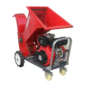 High Capacity Wood Chipper High Efficiency Forest Power Cyclone Wood Crusher 4 Inch Chipper and Shredder with Diesel