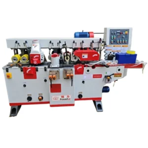 High Efficiency 17.87KW Heavy Duty Woodworking 4 Side Moulder Planer