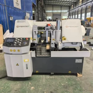 High Efficiency 330mm Fully Automatic Metal Band Sawing Machine for Metal Processing Workshop