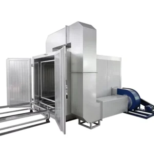 High Efficiency Electrical Powder Coating Curing Oven Batch Drying Oven With Trolley