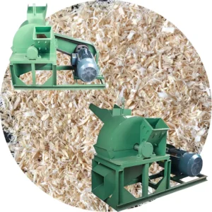 High Efficiency Forced Feeding Wood Crusher Forestry Machinery Wood Coconut Husk Chipper Shredder Wood Chips Making Machine