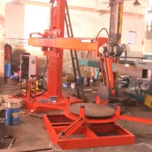 High Efficiency Industrial Tank Surface Sanding Polishing Machine Stainless Steel Cylinder Finishing Machine for Heavy Duty Tank
